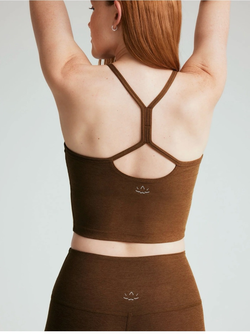 Beyond Yoga Rust Brown High-Waist Leggings & Crop Tank Set - Picture 6 of 13